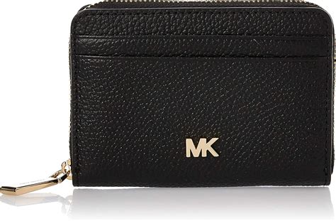 michael kors small color block pebbled leather wallet|Michael Kors patent leather wallet.